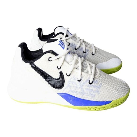 NIKE Kyrie Flytrap 2 'White Lime Blast' Basketball Shoes Size 4.5Y - Picture 3 of 9